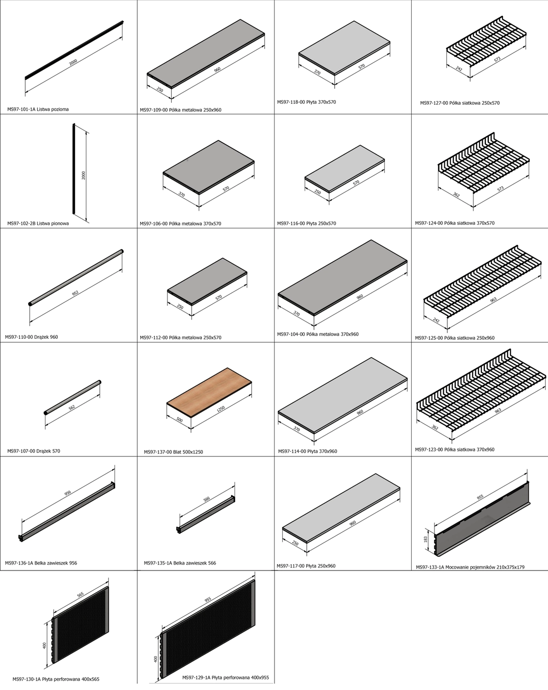 Katalog systemu mebli modułowych 1